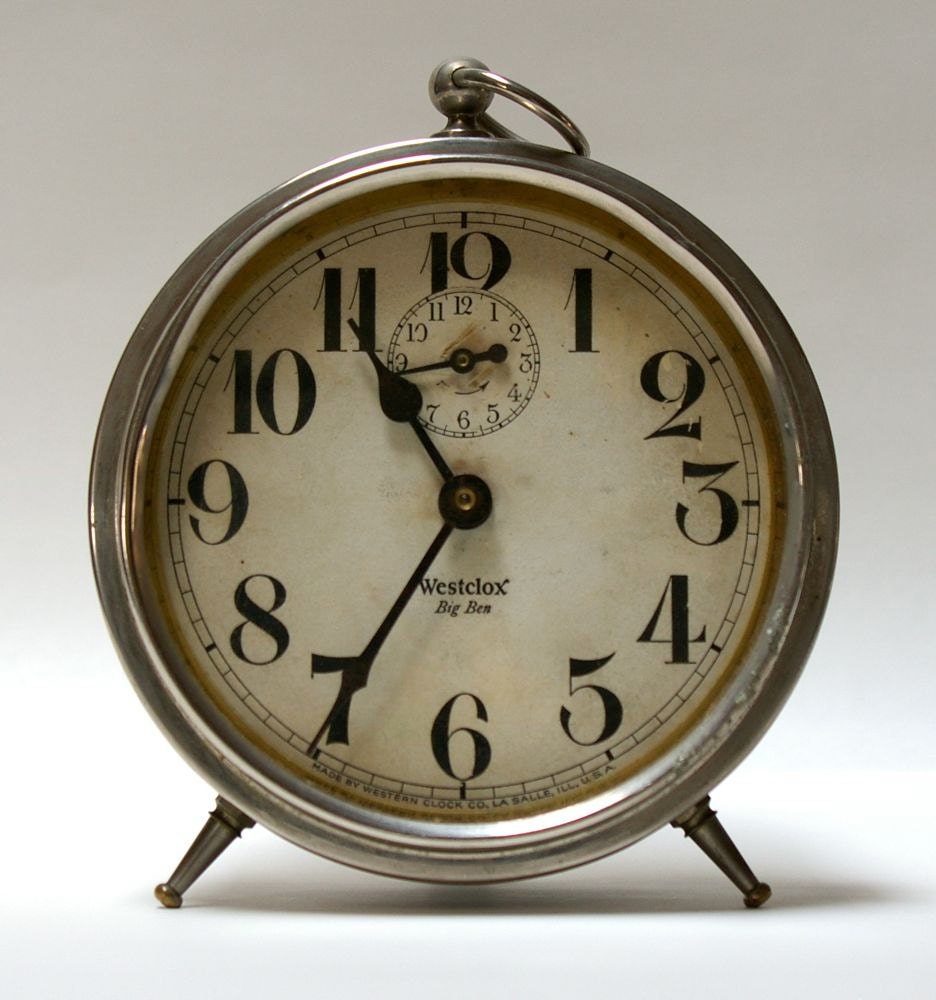 Vintage 1930 s Westclox Big Ben Alarm Clock By CanemahStudios