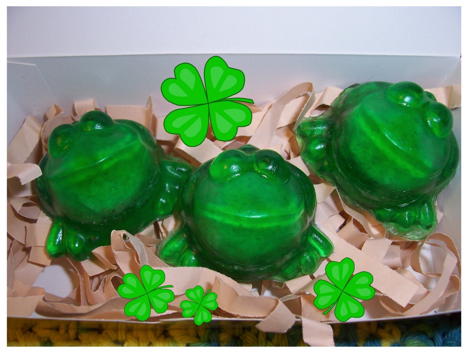 1 EXPLODING Frog Soap by Howard's Home(TM) with St Patrick's Day gift card tag attached - Harry Potter Fans - party favor Il_170x135
