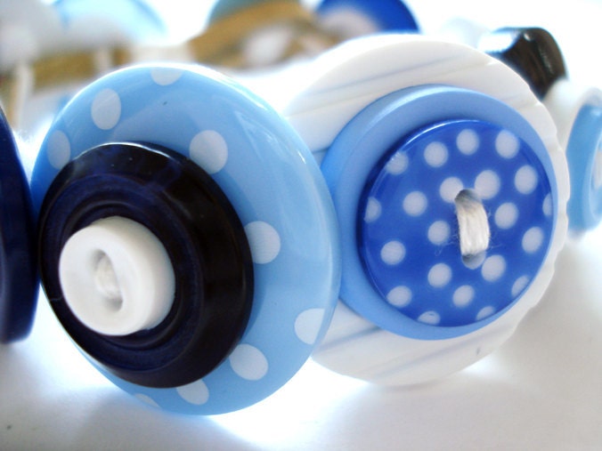 Button Bracelet-Hello Sailor