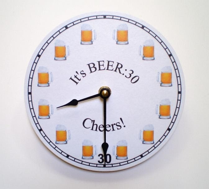 Items similar to Beer 30 Clock on Etsy