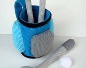 Crochet Pattern - GOLF SET - Toys/ Deco/ Sports - PDF