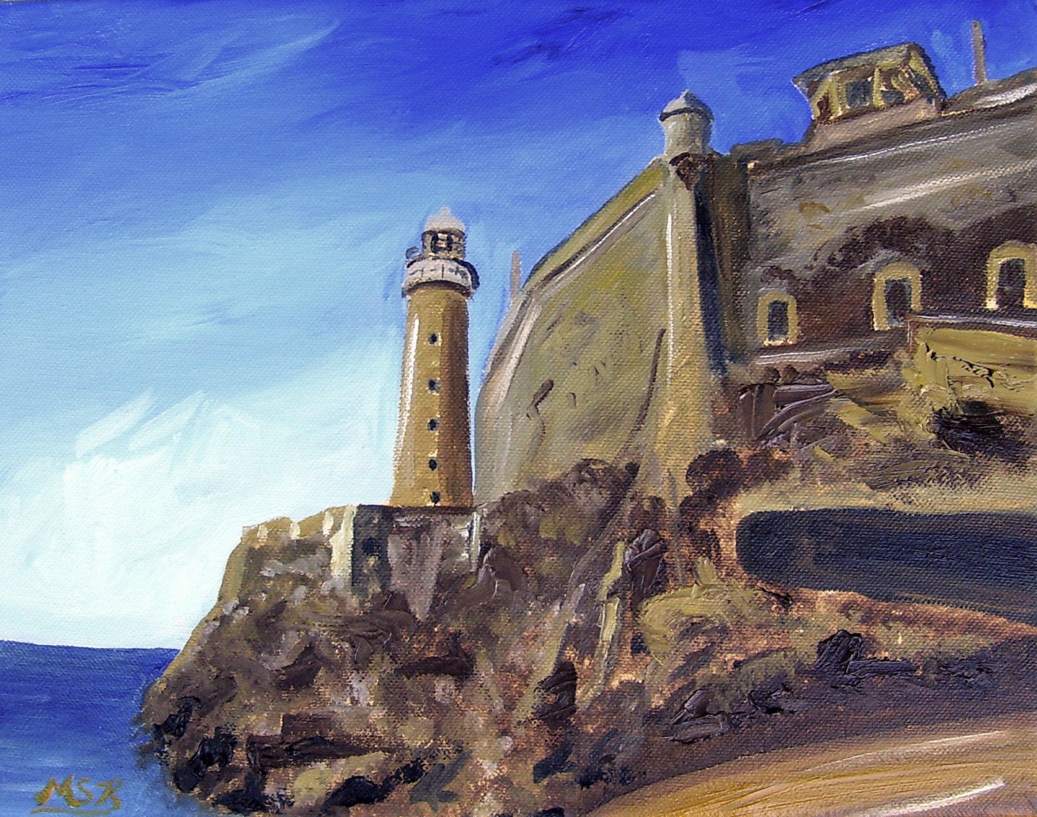 El Morro Original Oil Painting