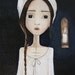 Original Painting "Girl by Candlelight" by Evelyn Santiago