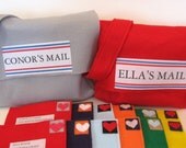 Personalized Mail Bag and Mail ,  Your child's name and address on mail and mail bag
