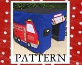 Fire Station Card Table Playhouse Pattern, Add On, Extensive eBook pattern, Instant Download