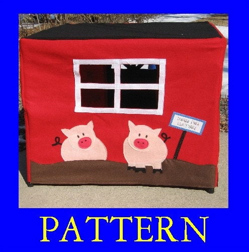 Our Family Farm, Card Table Playhouse Pattern, Add On Pattern, Instant Download eBook