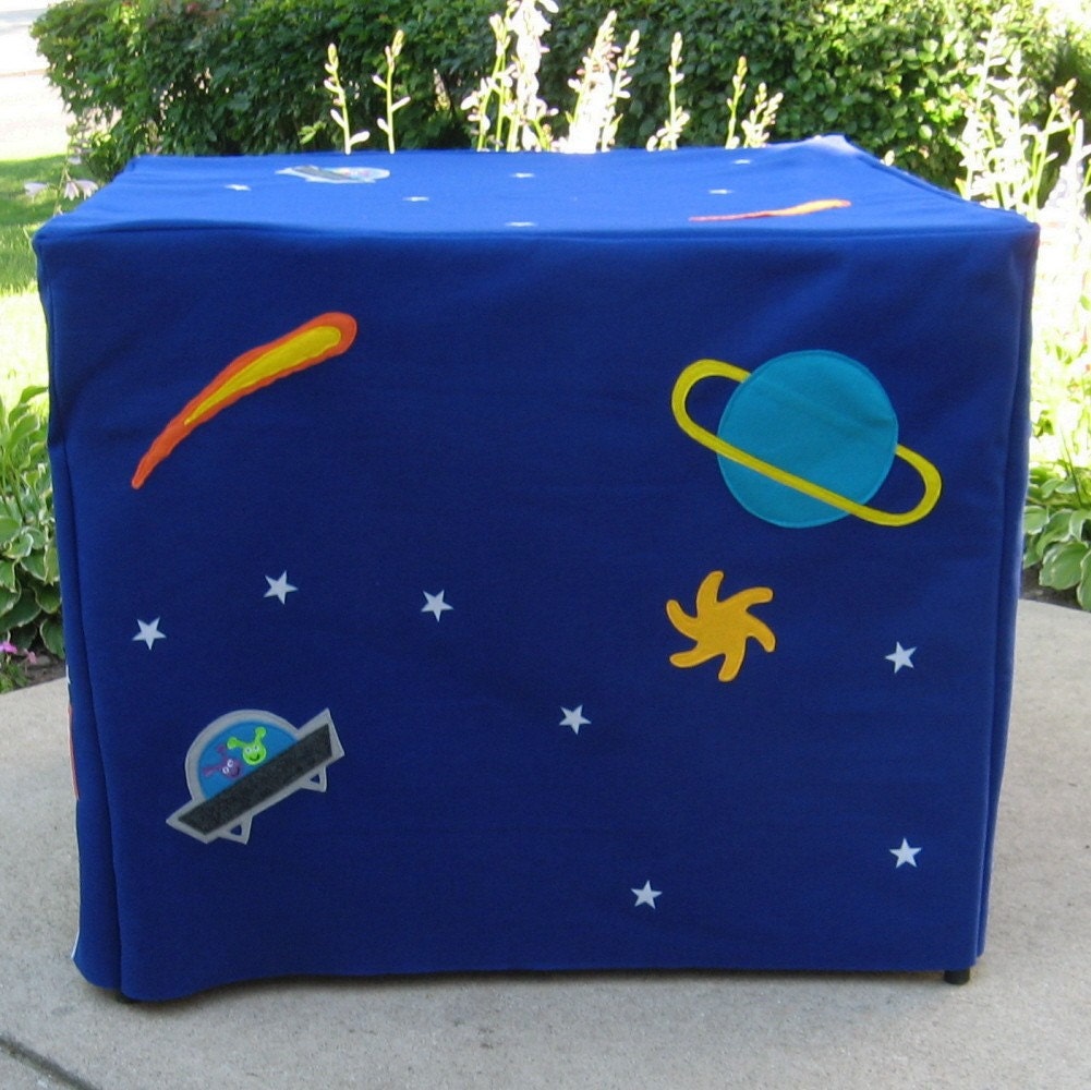Outer Space Card Table Playhouse, Personalized, Custom Order