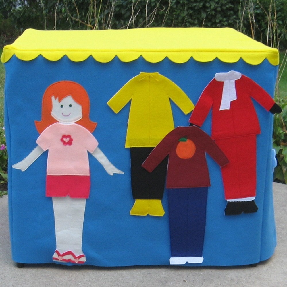 Our Four Seasons Card Table Playhouse, Personalized, Custom Order, Ninety Two Play Pieces