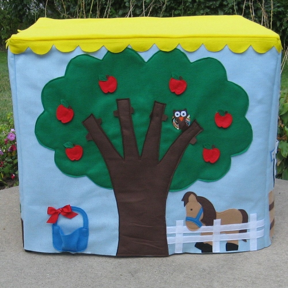 Farm Stand Card Table Playhouse, Personalized, Custom Order