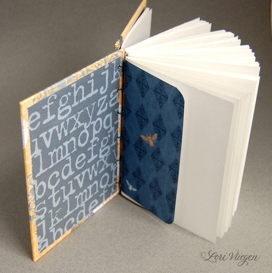 dandelions - blank coptic hardcover journal