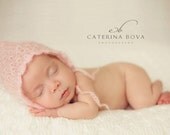 Angel Lace Pix Hat Pattern - Newborn Sized