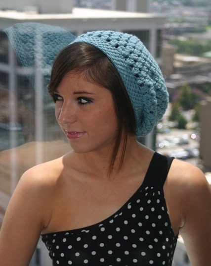 PATTERN - Kelechi Slouchy Beanie Pattern - slouchy hat pattern - Crochet pattern pdf