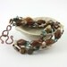 Aqua Terra Bracelet Southwest Blue Sky Jasper Mothers Day Unique Jewelry  Rustic Copper