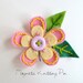 Magnetic Portuguese Knitting Pin - Pink and Yellow