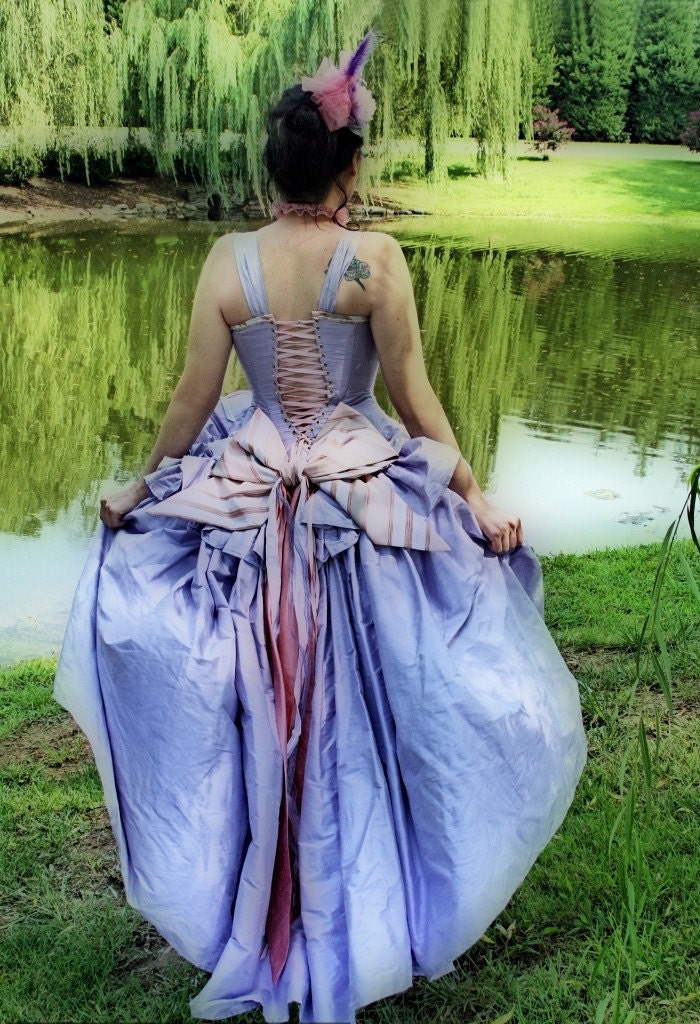 Fantasy Wedding Dress Steampunk Alternative Victorian-Choose your Color and custom to your size