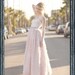Tea/Blush wedding gown