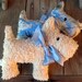 Henry Vintage Chenille Plush Scotty Dog