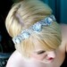 Grecian Style Silver Floral Headband Womens Limited Edition