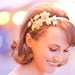 Luminous Beaded Floral Leaf and Floral Headband