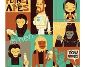 Planet of the Apes 8x8 print