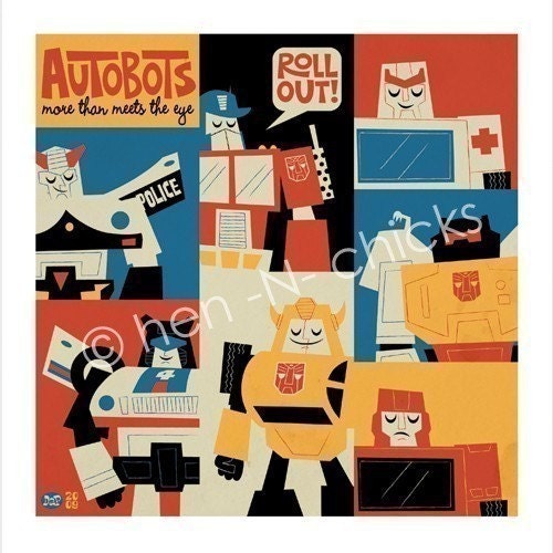 Autobots 8x8 print
