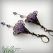 Victoria's Blossom Earrings CUSOMIZE you choose the COLOR