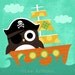 43B Bright Pirate Owl 6x6 Print