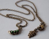 Three Peas in a Pod Necklace