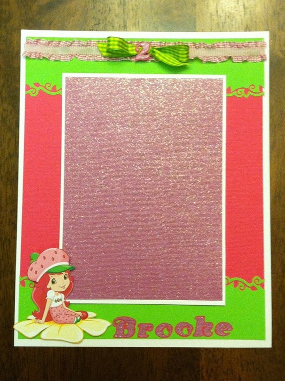 Strawberry Short Cake Inspired 8x10 Photo Mat Il_570xn
