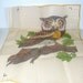 vintage owl latch hook canvas