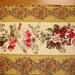 Gold Floral Table Runner
