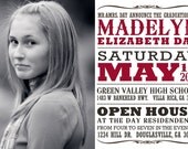 custom graduation announcement - western