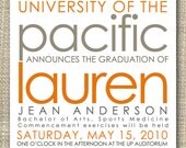 custom graduation announcement - squared.