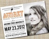 photo graduation announcement printable - celebrate.