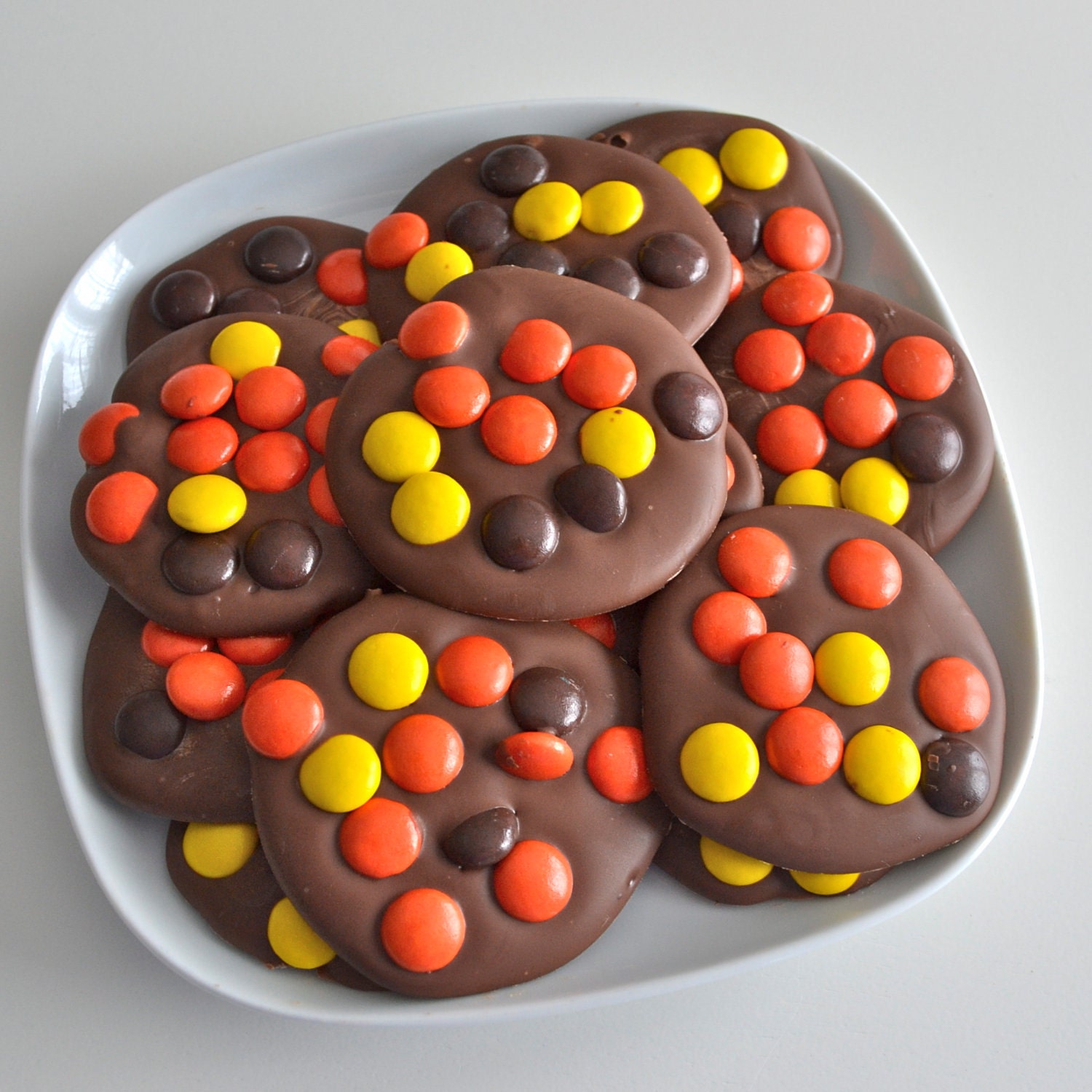 Reeses Pieces Milk Chocolate Candy 12 pieces Il_570xn