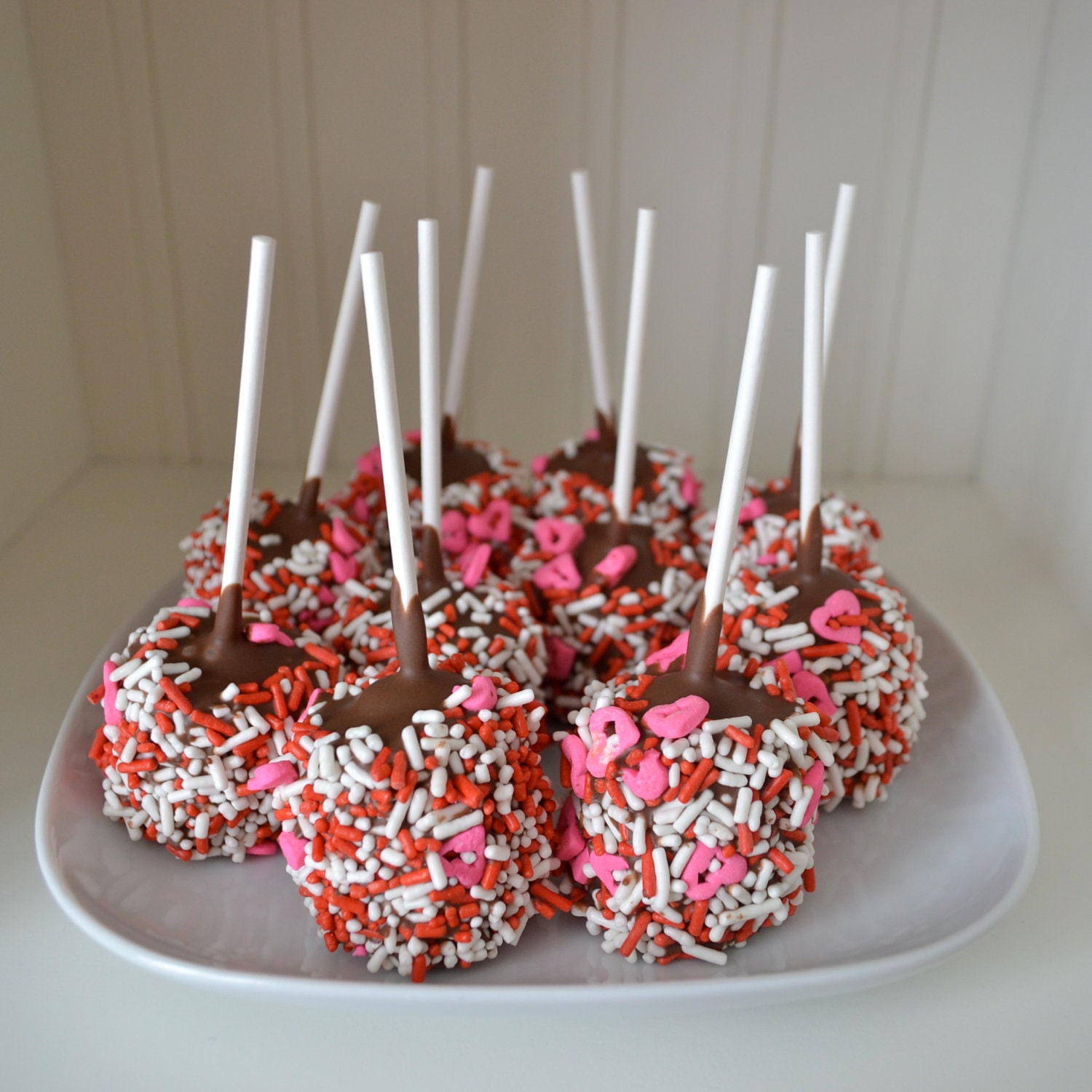Chocolate Covered Marshmallows with Sprinkles Il_570xn