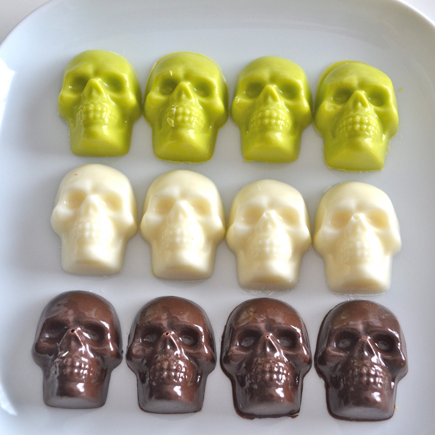 Halloween Chocolate Skulls 1 Dozen