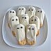White Chocolate Ghost Cookies 2 Dozen