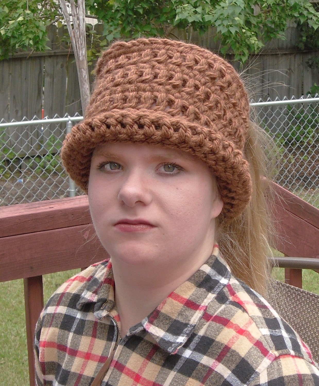crocheted top hat cowl  neck warmer versatile fun and warm many colors available