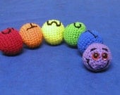 crochet rainbow snake