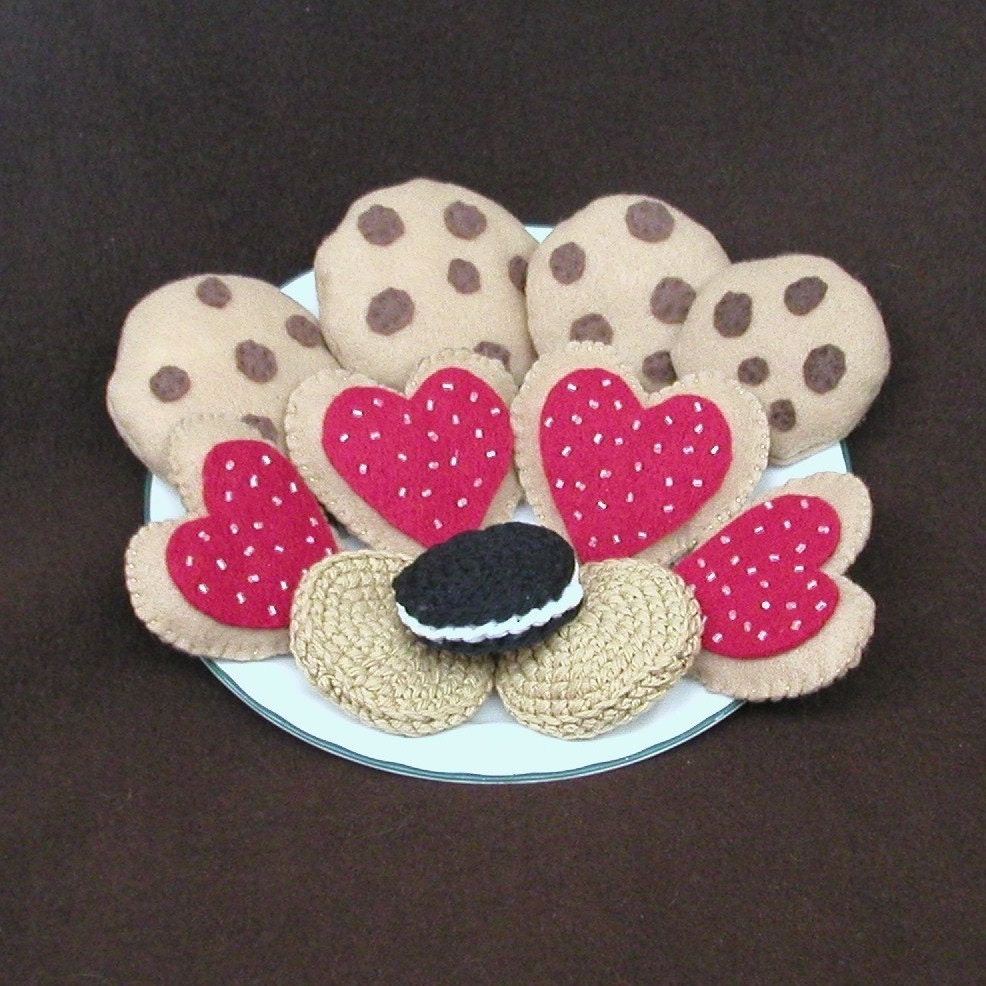 crochet food items crocheted play food you choose three