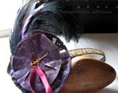 Art Deco Wearable Art Headpiece / Upcycled