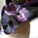 Purple Cocktail Hat with Feathers