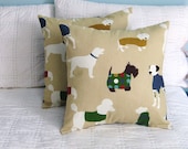 Mans Best Friend by Prestigious Textiles Pillow Covers Jeweltones16x16 Set of 2