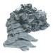 OOAK Hand Knit Lacy Ruffled Scarf - Silver, Grey - Spring and Summer Fashion Accessory - Ready to Ship
