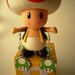 1-UP Mario Nintendo Green Mushroom Geektastic Swarovski Earrings