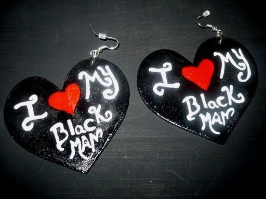 I Love My Blackman Earrings