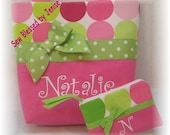 Flower Girl Gift - Princess Monogrammed Tote/Purse with Change Purse