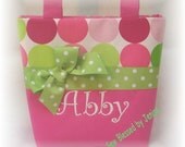 Princess Retro Disco Dots in Hot Pink, Flower Girl Gifts