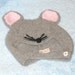 Cashmere " Mouse" hat